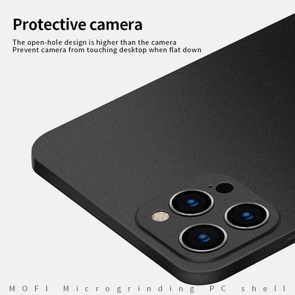 For iPhone 15 Pro MOFI Fandun Series Frosted PC Ultra-thin All-inclusive Phone Case(Green)
