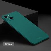 For iPhone 15 Plus  MOFI Fandun Series Frosted PC Ultra-thin All-inclusive Phone Case(Green)