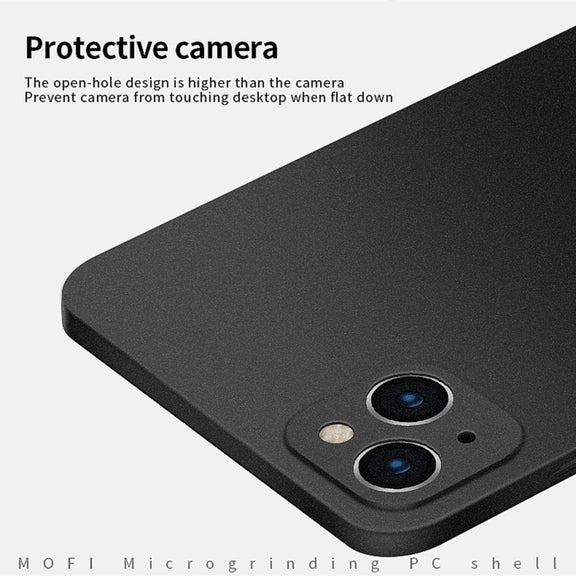 For iPhone 15 Plus  MOFI Fandun Series Frosted PC Ultra-thin All-inclusive Phone Case(Red)