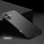 For iPhone 16 MOFI Fandun Series Frosted PC Ultra-thin All-inclusive Phone Case(Black)