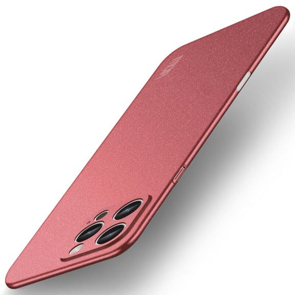 For iPhone 16 Pro Max MOFI Fandun Series Frosted PC Ultra-thin All-inclusive Phone Case(Red)