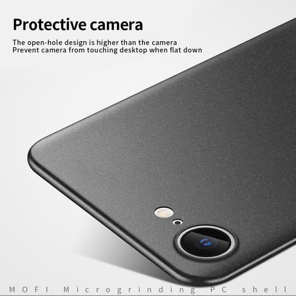 For iPhone 16e MOFI Fandun Series Frosted PC Ultra-thin All-inclusive Phone Case(Blue)