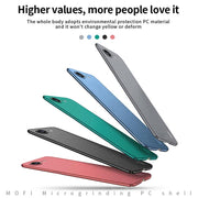 For iPhone 16e MOFI Fandun Series Frosted PC Ultra-thin All-inclusive Phone Case(Red)