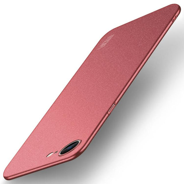 For iPhone 16e MOFI Fandun Series Frosted PC Ultra-thin All-inclusive Phone Case(Red)