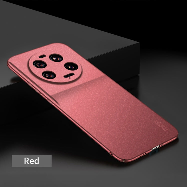 For Xiaomi 13 Ultra MOFI Fandun Series Frosted PC Ultra-thin All-inclusive Phone Case(Red) - Xiaomi Cases by MOFI | Online Shopping South Africa | PMC TechLife | Buy Now Pay Later Mobicred