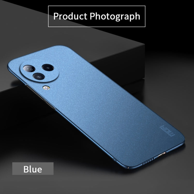 For Xiaomi Civi 3 MOFI Fandun Series Frosted PC Ultra-thin All-inclusive Phone Case(Blue) - Xiaomi Cases by MOFI | Online Shopping South Africa | PMC TechLife | Buy Now Pay Later Mobicred