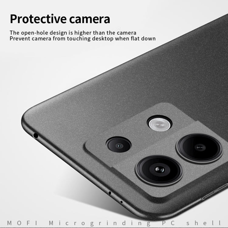 For Xiaomi Redmi Note 13 Pro 5G MOFI Fandun Series Frosted PC Ultra-thin All-inclusive Phone Case(Red)