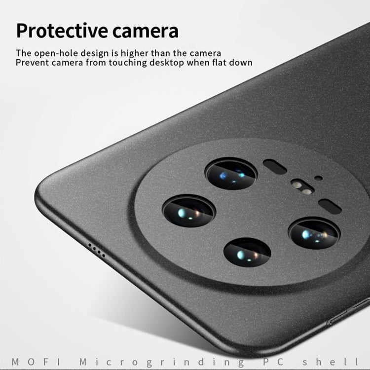 For Xiaomi 14 Ultra MOFI Fandun Series Frosted PC Ultra-thin All-inclusive Phone Case(Black) - 14 Ultra Cases by MOFI | Online Shopping South Africa | PMC TechLife | Buy Now Pay Later Mobicred