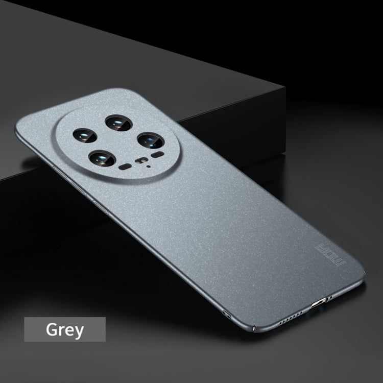For Xiaomi 14 Ultra MOFI Fandun Series Frosted PC Ultra-thin All-inclusive Phone Case(Gray) - 14 Ultra Cases by MOFI | Online Shopping South Africa | PMC TechLife | Buy Now Pay Later Mobicred
