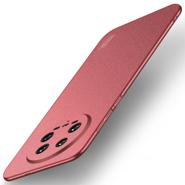 For Xiaomi 14 Ultra MOFI Fandun Series Frosted PC Ultra-thin All-inclusive Phone Case(Red) - 14 Ultra Cases by MOFI | Online Shopping South Africa | PMC TechLife | Buy Now Pay Later Mobicred