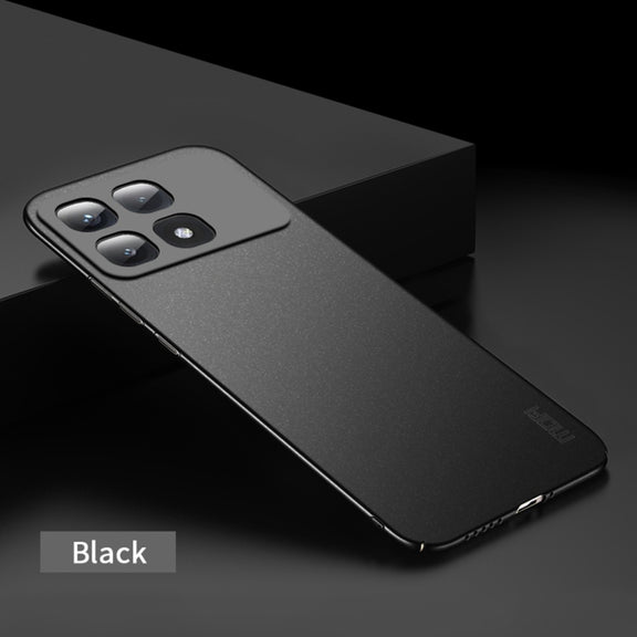 For Xiaomi Redmi K70 Ultra MOFI Fandun Series Frosted PC Ultra-thin All-inclusive Phone Case(Black)
