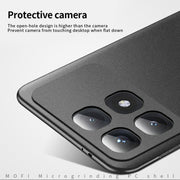 For Xiaomi Redmi K70 Ultra MOFI Fandun Series Frosted PC Ultra-thin All-inclusive Phone Case(Black)