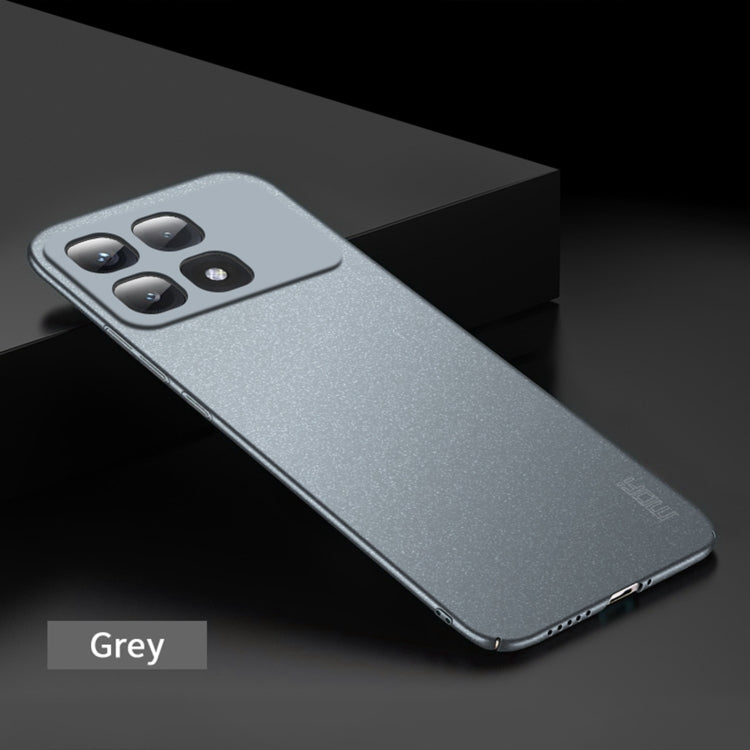 For Xiaomi Redmi K70 Ultra MOFI Fandun Series Frosted PC Ultra-thin All-inclusive Phone Case(Gray)