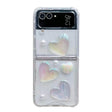 For Samsung Galaxy Z Flip3 Love Epoxy TPU Phone Case(Transparent) - free shipping - PMC TechLife - Order now!