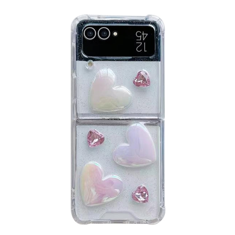 For Samsung Galaxy Z Flip5 Love Epoxy TPU Phone Case(Pink) - free shipping - PMC TechLife - Order now!