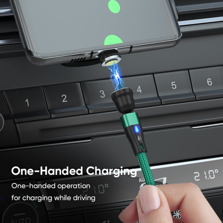 ENKAY PD60W Type-C to Type-C / 8 Pin Magnetic 540 Degrees Rotating Fast Charging Cable, Length:1m(Black) - free shipping - PMC Jewellery - Order now!