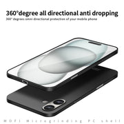 For iPhone 16 Plus MOFI Frosted PC Ultra-thin Hard Phone Case(Red)