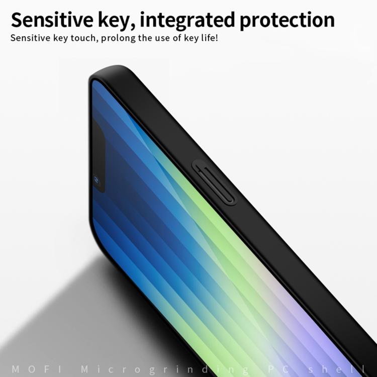 For iPhone 16e MOFI Frosted PC Ultra-thin Hard Phone Case(Black) - iPhone 16e Cases by MOFI | Online Shopping South Africa | PMC TechLife | Buy Now Pay Later Mobicred