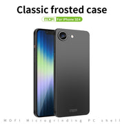 For iPhone 16e MOFI Frosted PC Ultra-thin Hard Phone Case(Red)