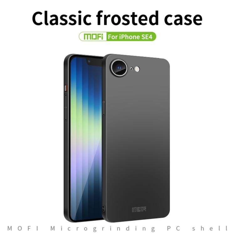 For iPhone 16e MOFI Frosted PC Ultra-thin Hard Phone Case(Red)