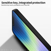 For iPhone 16e MOFI Frosted PC Ultra-thin Hard Phone Case(Red)