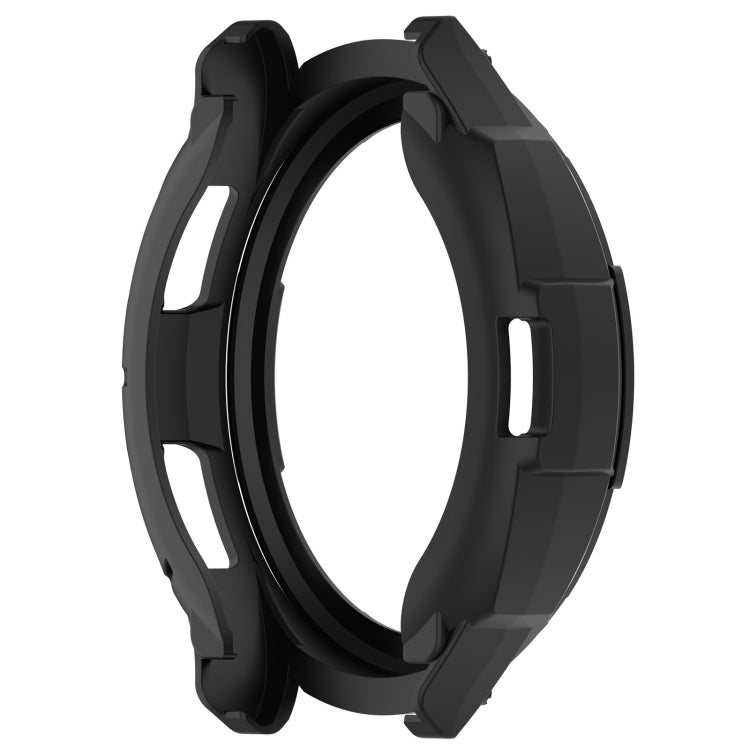 For Samsung Galaxy Watch 6 Classic 47mm Rotating Ring  + TPU Armor Watch Protective Case(Black) - Watch Cases by PMC TechLife | Online Shopping South Africa | PMC TechLife