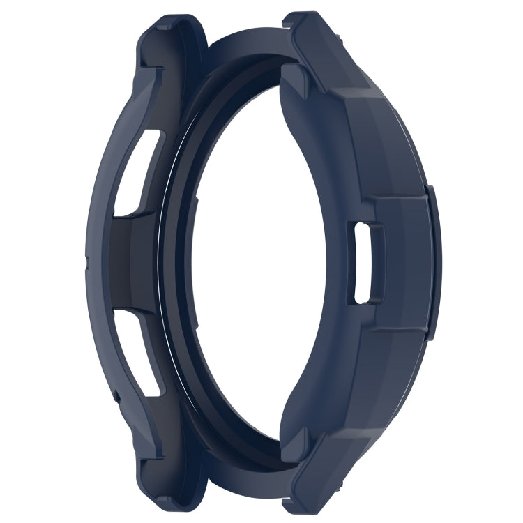 For Samsung Galaxy Watch 6 Classic 47mm Rotating Ring  + TPU Armor Watch Protective Case(Blue) - Watch Cases by PMC TechLife | Online Shopping South Africa | PMC TechLife