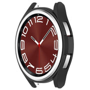 For Samsung Galaxy Watch 6 Classic 47mm Half Coverage Hollow PC Watch Protective Case(Black)