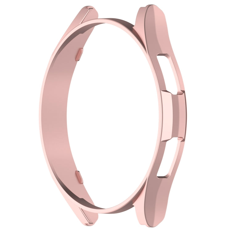 For Samsung Galaxy Watch 6 Classic 47mm Half Coverage Hollow PC Watch Protective Case(Rose Gold) - Watch Cases by PMC TechLife | Online Shopping South Africa | PMC TechLife