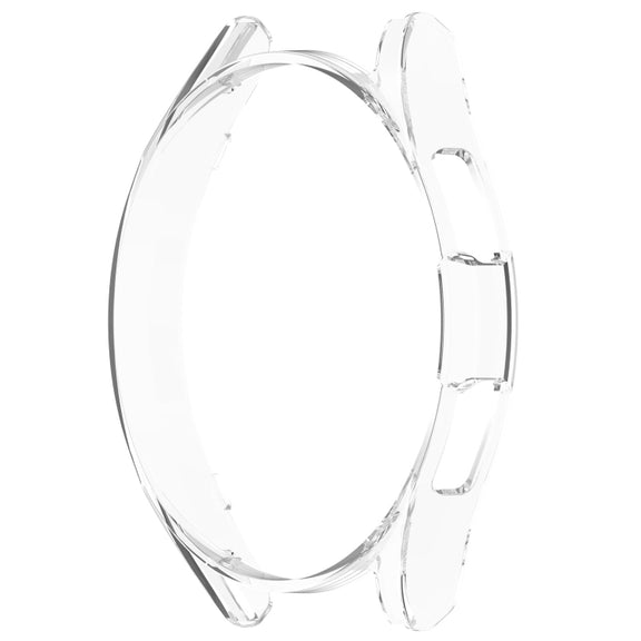 For Samsung Galaxy Watch 6 Classic 47mm Half Coverage Hollow PC Watch Protective Case(Transparent)