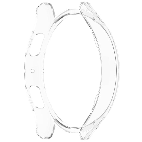 For Samsung Galaxy Watch 6 40mm Half Coverage Hollow PC Watch Protective Case(Transparent)