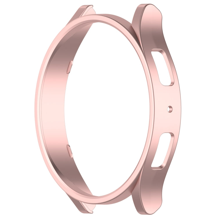 For Samsung Galaxy Watch 6 44mm Half Coverage Hollow PC Watch Protective Case(Rose Gold) - Watch Cases by PMC TechLife | Online Shopping South Africa | PMC TechLife