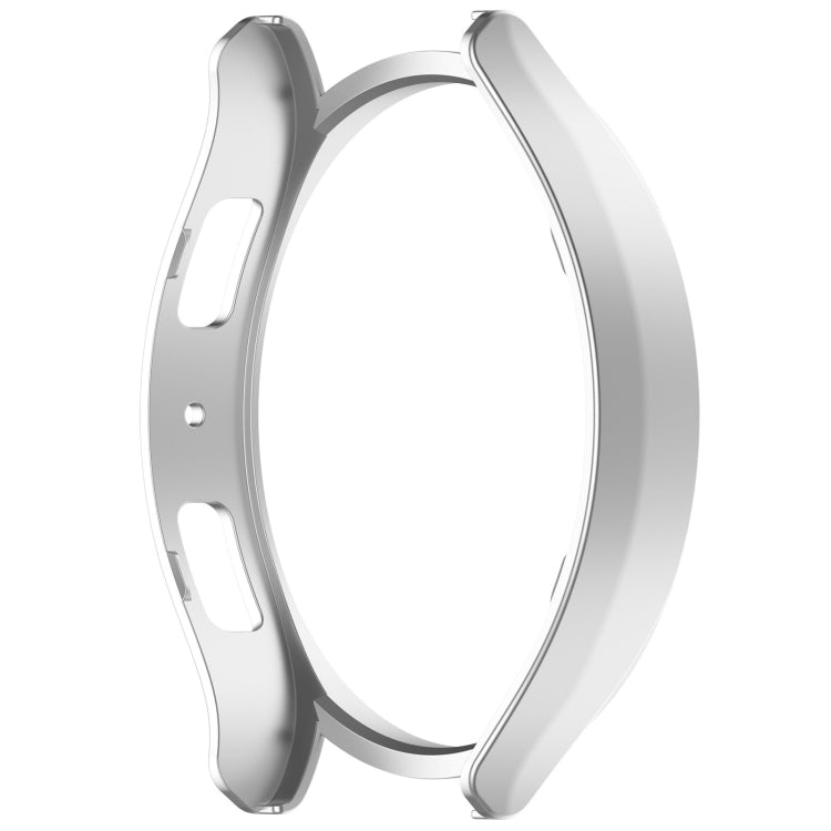 For Samsung Galaxy Watch 6 44mm Half Coverage Hollow PC Watch Protective Case(Silver) - Watch Cases by PMC TechLife | Online Shopping South Africa | PMC TechLife