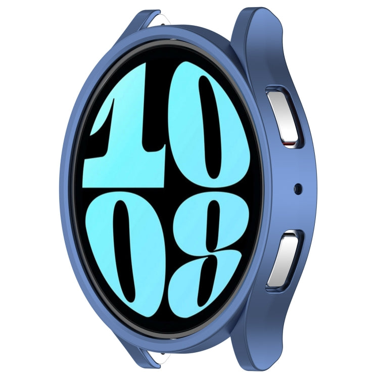 For Samsung Galaxy Watch 6 44mm Half Coverage Hollow PC Watch Protective Case(Midnight Blue) - Watch Cases by PMC TechLife | Online Shopping South Africa | PMC TechLife