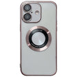 For iPhone 16 Plus Electroplating Magsafe TPU Phone Case(Rose) - iPhone 16 Plus Cases by PMC TechLife | Online Shopping South Africa | PMC TechLife | Buy Now Pay Later Mobicred