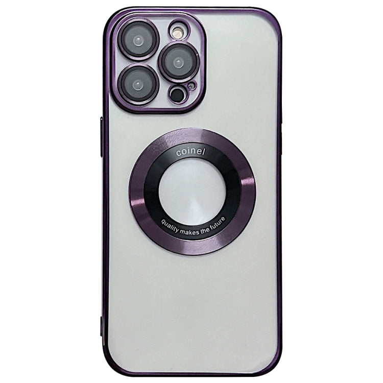 For iPhone 16 Pro Max Electroplating Magsafe TPU Phone Case(Purple) - iPhone 16 Pro Max Cases by PMC TechLife | Online Shopping South Africa | PMC TechLife | Buy Now Pay Later Mobicred