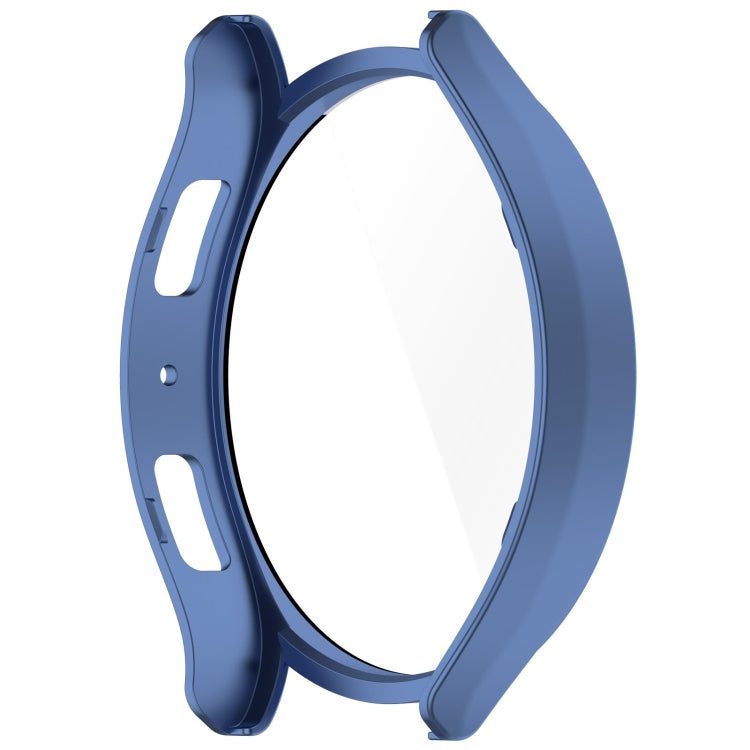 For Samsung Galaxy Watch6 40mm PC + Tempered Film Integrated Watch Protective Case(Midnight Blue) - Watch Cases by PMC TechLife | Online Shopping South Africa | PMC TechLife