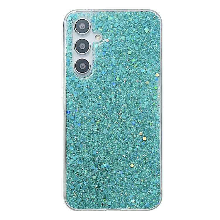 For Samsung Galaxy S24 5G Glitter Sequins Epoxy TPU Phone Case(Green) - Galaxy S24 5G Cases by PMC TechLife | Online Shopping South Africa | PMC TechLife
