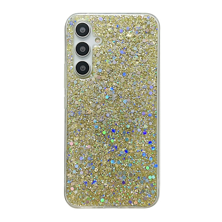 For Samsung Galaxy S24 5G Glitter Sequins Epoxy TPU Phone Case(Gold) - Galaxy S24 5G Cases by PMC TechLife | Online Shopping South Africa | PMC TechLife