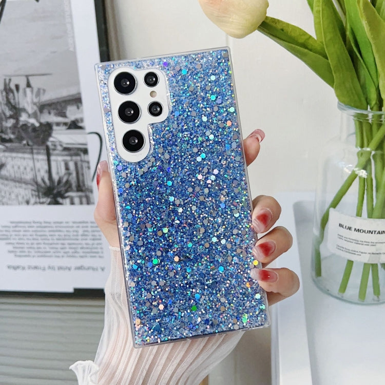 For Samsung Galaxy S24+ 5G Glitter Sequins Epoxy TPU Phone Case(Blue) - Galaxy S24+ 5G Cases by PMC TechLife | Online Shopping South Africa | PMC TechLife | Buy Now Pay Later Mobicred
