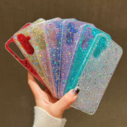 For Samsung Galaxy S24+ 5G Glitter Sequins Epoxy TPU Phone Case(Blue)