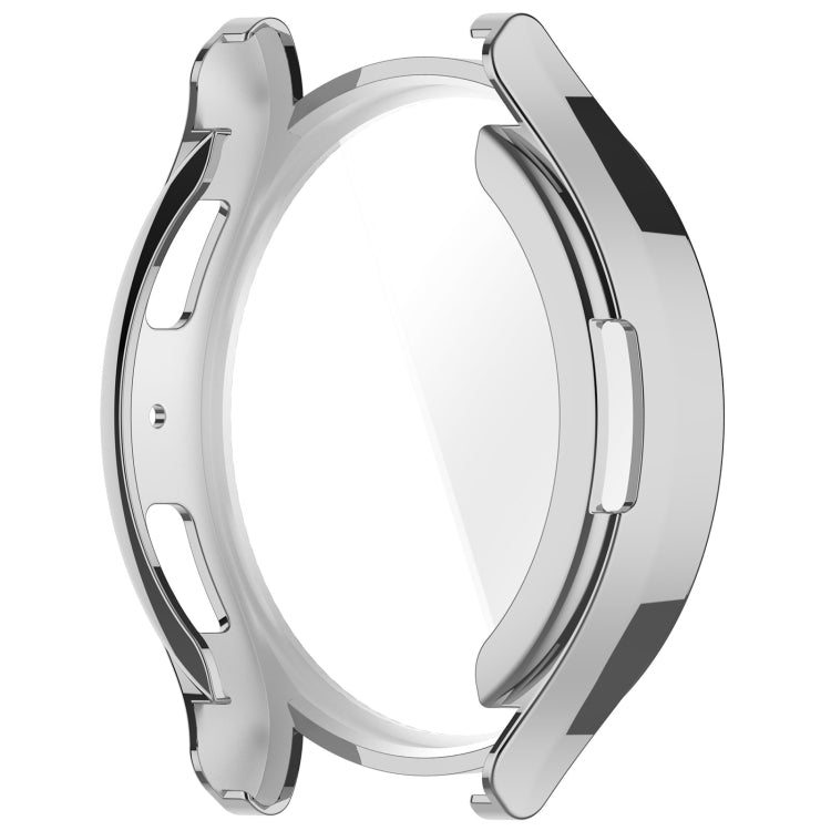 For Samsung Galaxy Watch6 40mm Full Coverage TPU Electroplated Watch Protective Case(Silver) - Watch Cases by PMC TechLife | Online Shopping South Africa | PMC TechLife