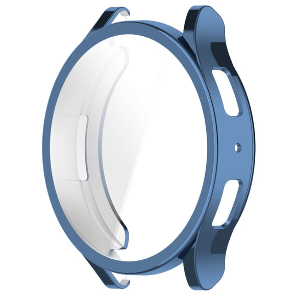 For Samsung Galaxy Watch6 40mm Full Coverage TPU Electroplated Watch Protective Case(Blue)