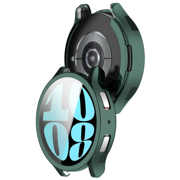 For Samsung Galaxy Watch6 44mm Full Coverage TPU Electroplated Watch Protective Case(Green) - free shipping - PMC TechLife - Order now!