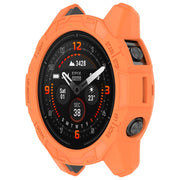 For Garmin Epix Pro 51mm / Fenix 7X / 7X Pro Armored TPU Half Wrapped Watch Protective Case(Orange)