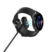 For Amazfit CHEETAH A2294 1m Charging Cable with Magnet(Black)