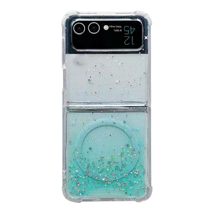 For Samsung Galaxy Z Flip4 Magsafe Glitter TPU Phone Case(Green) - free shipping - PMC TechLife - Order now!