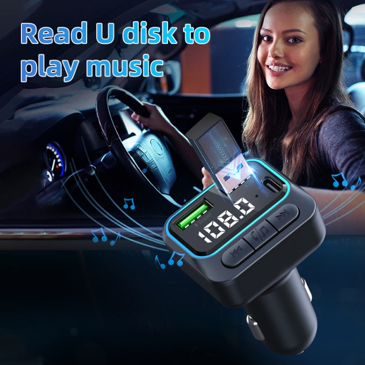 C40 Type-C + Dual USB QC3.0 Car Charger Bluetooth Hands-free Call Adapter Car MP3 Music Player - free shipping - PMC TechLife - Order now!