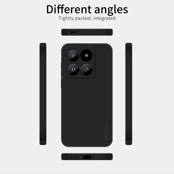 For Xiaomi 14 Pro PINWUYO Sense Series Liquid Silicone TPU Phone Case(Black)