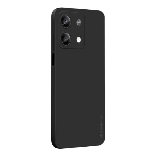 For Xiaomi Redmi Note 13 5G PINWUYO Sense Series Liquid Silicone TPU Phone Case(Black) - Xiaomi Cases by PINWUYO | Online Shopping South Africa | PMC Jewellery | Buy Now Pay Later Mobicred